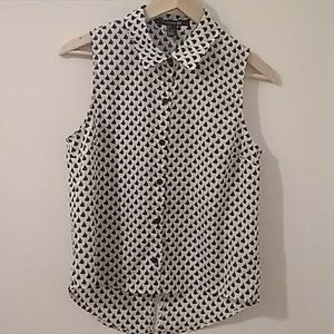 Sail Boat Button Up Tank